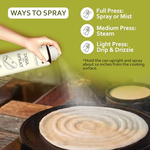 Image of Pure Nutrition Dosa Oil Cooking Spray 200ml | Cold Pressed Sesame Oil | Healthy Low-Oil Cooking Spray for Dosa, Uttapam, Tawa & Pan Frying | 100% Natural Sesame Oil