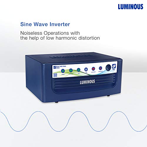 Luminous Eco Volt Neo 1050 Pure Sine Wave 900VA/12V Inverter for Home, Office and Shops (Supports 1 Inverter Battery of 12V) image_3
