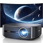[1000 ANSI & Audio by DBX-TV] Alvar 4K Projector with WiFi 6 and Bluetooth, 30W Speakers, Netflix Certified & DoIby Audio Outdoor Proyector, Auto Focus Native 1080P Smart Projector, Black