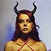 LUNROUG Black Devil Horns Headband Halloween Gothic Horn Hoop Headpiece Cosplay Dress Up Hair Accessories Ox Horn Hairdress for Women Men Girls Halloween Party Costume Hair Accessory