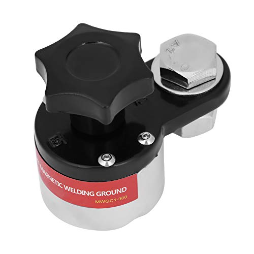 Terra di saldatura, 300A Morsetto di terra magnetico per saldatura a terra Connettore magnetico Interruttore di terra per saldatrice industriale