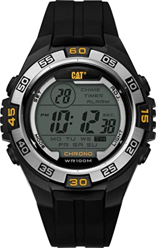 CAT Reloj para hombre 'Digimax' (Modelo: OC.147.21.247), color negro, negro, Corr