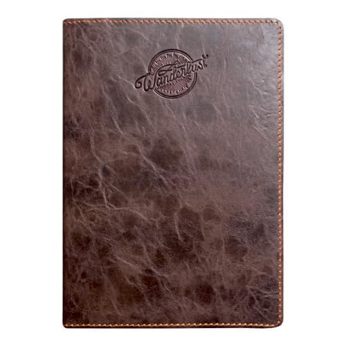 Image of Anupam Crave Journal Ruled A5 Notebook 192 Pages 80Gsm Flexible PU Cover Journal for Unisex, Travel Journal Notebook for Engineering, Notes Taking & Writing in School and Office (Brown)