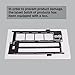 Poweka 1423040 1403903 1401444 35mm Film Holder Slide Negative Holder & Cover Film Guide Photo Holder Compatible with Ep-Son Perfection V500 V550 V600 4490 4990 2450 3170 3200 4180 X750 X770 X820