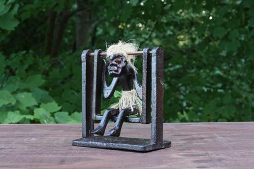G6-Collection-Handmade-Wooden-Primitive-Tribal-Funny-Statue-Sculpture-Tiki-Bar-Handcrafted-Unique-Gift-Home-Decor-Accent-Figurine-Decoration-Artwork-Hand-Carved-Swinging-on-Swing-Chair G6 Collection Handmade Wooden Primitive Tribal Funny Statue Sculpture Tiki Bar Handcrafted Unique Gift Home Decor Accent Figurine Decoration Artwork Hand Carved Swinging on Swing Chair