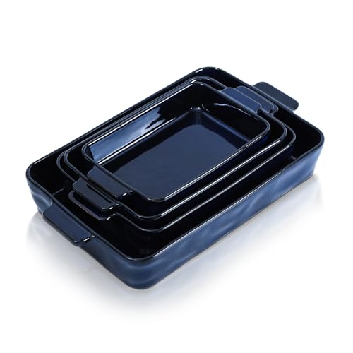 VICRAYS Ceramic Bakeware Set of 4