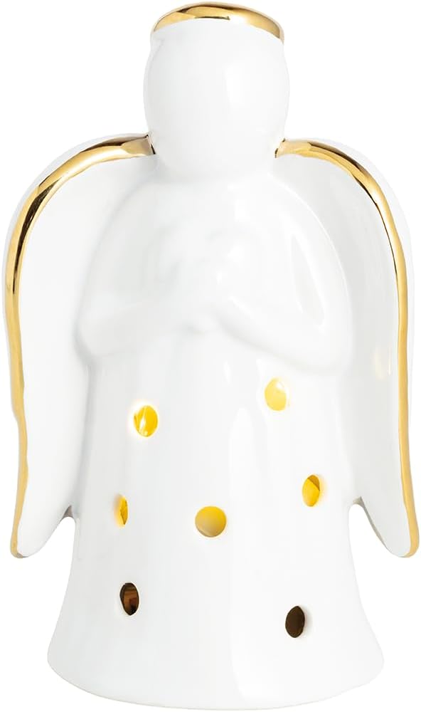Mud Pie Christmas Musical Angel Light-Up Sitter