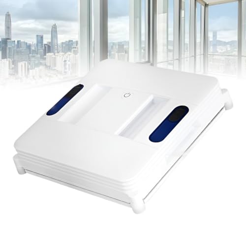 Robot eléctrico de limpieza de ventanas, aspirador de ventanas inteligente con cuerda de seguridad, succión fuerte de 3200 Pa, planificación inteligente, control remoto, para ventanas de azulejos