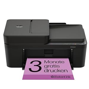 HP DeskJet 4320 Multifunktionsdrucker, 3 Monate gratis drucken Instant Ink inklusive, Drucker, Kopierer, Scanner, WLAN, Automatischer Vorlageneinzug