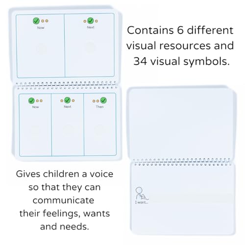 Communication Book for Children with 34 Visual Symbol Picture Cards to Support Communication, Transition and Emotional Development for Autism, ADHD, nonverbal, Speech and Language (Preschoolers) - Image 6