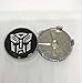3D Metal Car Sticker Transformers hubcap etichettatura automobili verticale/cattivo centro del cerchio copertura 56 / 65 millimetri hubcap etichettatura 4pcs (Colore: 3 68 65)