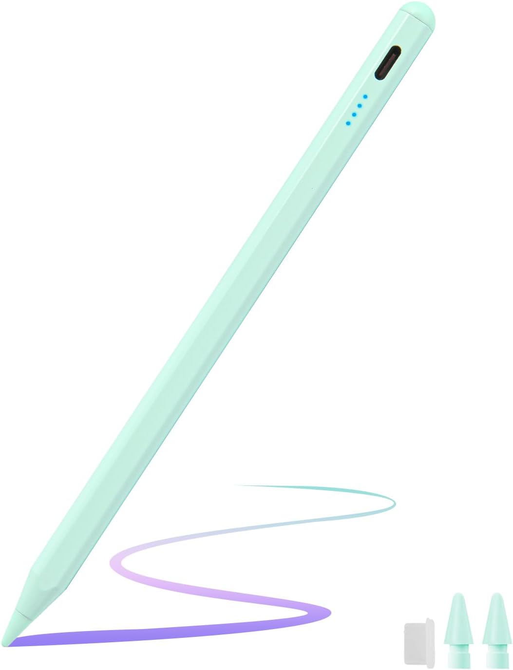 Stylus Pen for iPad 9th&10th Generation, Apple Pencil with Palm Rejection, Stylus Pen Compatible with 2018-2024 Apple iPad 10/9/8/7 Gen/iPad Pro 11/12.9/iPad Air 5th gen for Writing-Light Green Stylus Pen for iPad 9th&10th Generation, Apple Pencil with Palm Rejection, Stylus Pen Compatible with 2018-2024 Apple iPad 10/9/8/7 Gen/iPad Pro 11/12.9/iPad Air 5th gen for Writing-Light Green