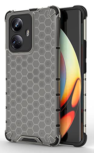 Image of Glasgow Back Case Cover Compatible with [ Realme 10 Pro+ / 10 Pro Plus 5G ] (Stylish Design) - Black
