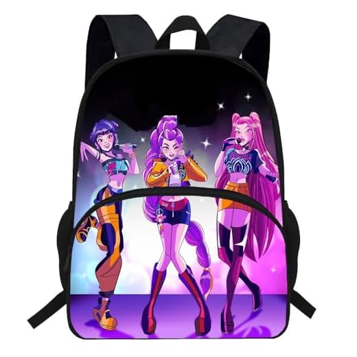 FEMALE BlACK AND PURPLE SCHOOL BACKPACK