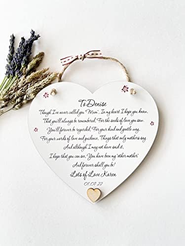 MissyJulia Ltd Personalised Stepmum Wedding Gift, Thank You Gift for Step Mum on Wedding Day, Gift from Bride, Gift from Groom