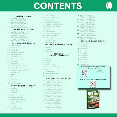 PW All-in-One RRB NTPC Book 2025 & CBT-1 2026 Guide - Image 4