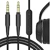 Geekria QuickFit Audiokabel met microfoon compatibel met Skullcandy Hesh 3, Hesh 2, Crusher, Grind koptelefoon, 3,5 mm…