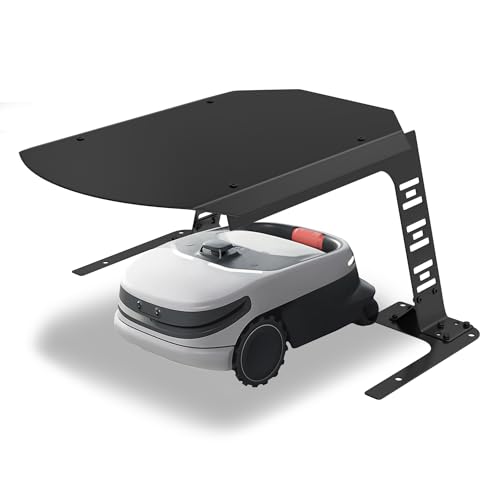 NAIZY Robots cortacésped para jardín, garaje, techo de metal, protección contra la lluvia, granizo y rayos UV, 77 x 94 x 36 cm