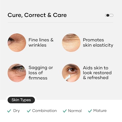 Cureskin Under Eye Gel for Dark Circles for Women and Men | Bio-Peptide Under Eye Gel to Reduce Dark Circles, Puffiness & Wrinkles - Image 5