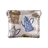 Ampia gamma di usi: piccolo portamonete da donna in pelle da donna ha una vasta gamma di usi. Può contenere monete, carte regalo, banconote piegate, carte di credito, documenti, ricevute. Puoi tenere al sicuro le tue cose essenziali.