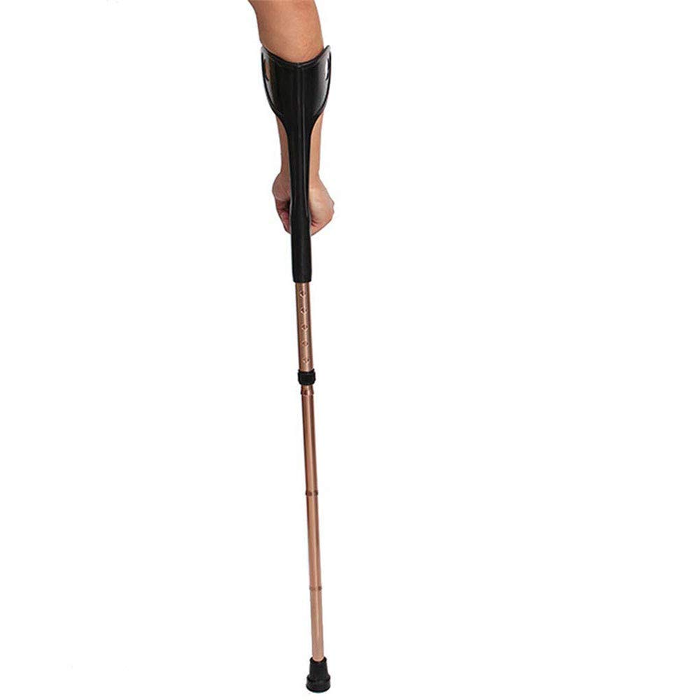 Muleta de antebrazo Muletas de Codo Plegable Ultraligero Asistencia de Aluminio Altura Ajustable cm con manija cómoda, Ayuda para Caminar Liviana para Padres y Madres Regalos Beautiful Scenery