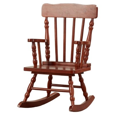Viv Rae Winter Victoria Kids Rocking Chair With Elegant Cherry