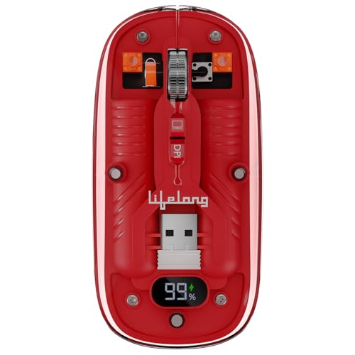 Lifelong Electronics CursorClix Transparent Rechargeable Mouse | ...