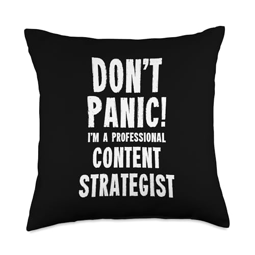 Content Strategist Throw Pillow