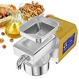 Elektrische Ölpresse 1100W Mit Smart Control Panel | Leistung 4–9 Kg/h Edelstahl 304 Automatische...