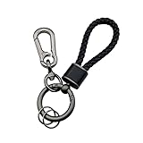 Applicable Models: Keyring for Land Rover Defender Bj. 1990-2016 High-Quality Material: This braided keyring is handwoven. It is very strong, not easy to break, and will not fade. It has good flexibility and can immediately return to its original sha...