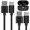 Linkidea Charging Cord Compatible with Reflect Aero Live Pro 2/Free 2/Free Tune 130NC Club Pro Vibe Beam Earbuds, USB to USB-C Replacement Power Charger Cable 4 ft / 120 cm 2 Pack