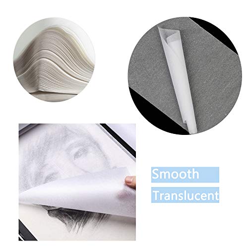 300 Sheets 8.5 x 11 Inch Tracing Paper,A4 Size Translucent Artist\'s Tracing Paper,Sketching Tracing Paper for Pencil,Maker,Ink - Thumbnail 3