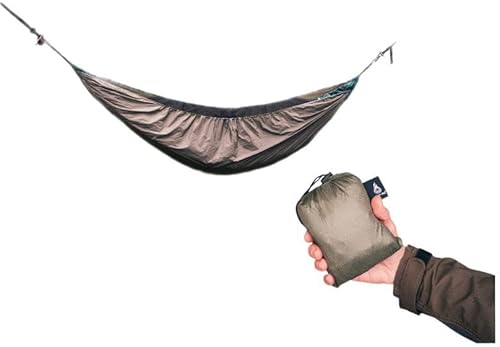Hammock Shield - Ultra Light Schutz für den Underquilt - Atmungsaktiv - Wasserabweisend - Winddicht Ripstop-Nylon, Außenseite DWR beschichtet, 34g/m2, perfekt für jeden Hängemattenschläfer Cover