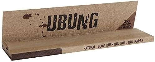 UBUNG King Size Rolling Papers, A total of 800 sheets of paper, 25 Booklets with 32 Papers per Booklet, 108 mm * 44 mm, Suitable for most Rolling Machine