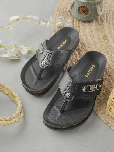 Image of Liberty Healers CSS-28E Casual Slipper For Men With PU Sole | Comfortable and Lightweight | Trendy Design | Soft Insole | Stylish Footwear and Cushioned Footbed