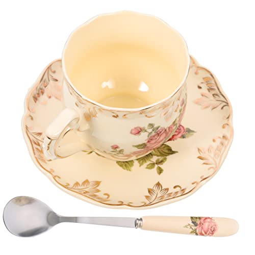 Cabilock 1 Juego Decoración China Café Exprés Hermosa Copa De Festival Vasos De Papel Expreso Vasos De Agua Antiguos Euro Vasos Antiguos Regalos Cerámica Taza Té De La Tarde Oficina