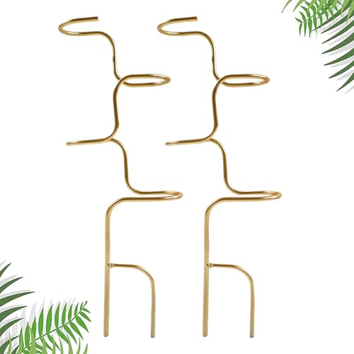 Generico Plant Stakes - 2 Pieces STEM Holder Stick,Indoor Plants Support | Plant Stakes Supports Sticks | Adjustable Monstera Support for Vegetable Orchid Peony Pothos Ground Yard Lawn Landscaping