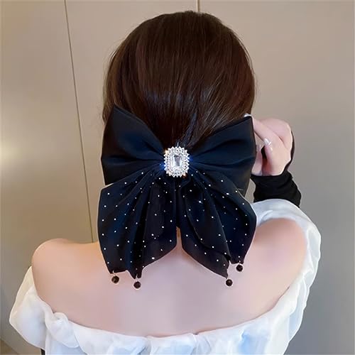Spring hair clip, bow tie, female back spoon, Korean Mantianxing