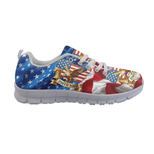 Image of GIFTPUZZ Mens Lace Up Athletic Trainers Running Sneakers Wedge Breathable Gym Lightweight Sports Tennis Shoes