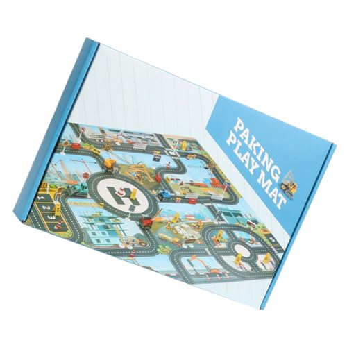Garneck Alloy Car Game Pad Game Pad for Boys and Girls Educational Interactive Toy 1 Set Traffic Learning Carpet