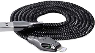 Cable Chargeur Ultra Rapide 1m Cobra pour IPHONE XR Lightning Very Fast Charge 3A (Noir)