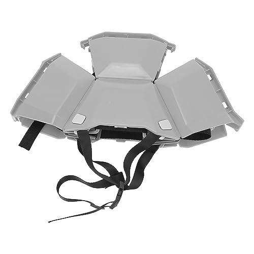 Brilluxa Casco Plegable Gris de Construcción Portátil para Trabajo en Altura y Rescate, Protección de Cabeza de Plástico Resistente