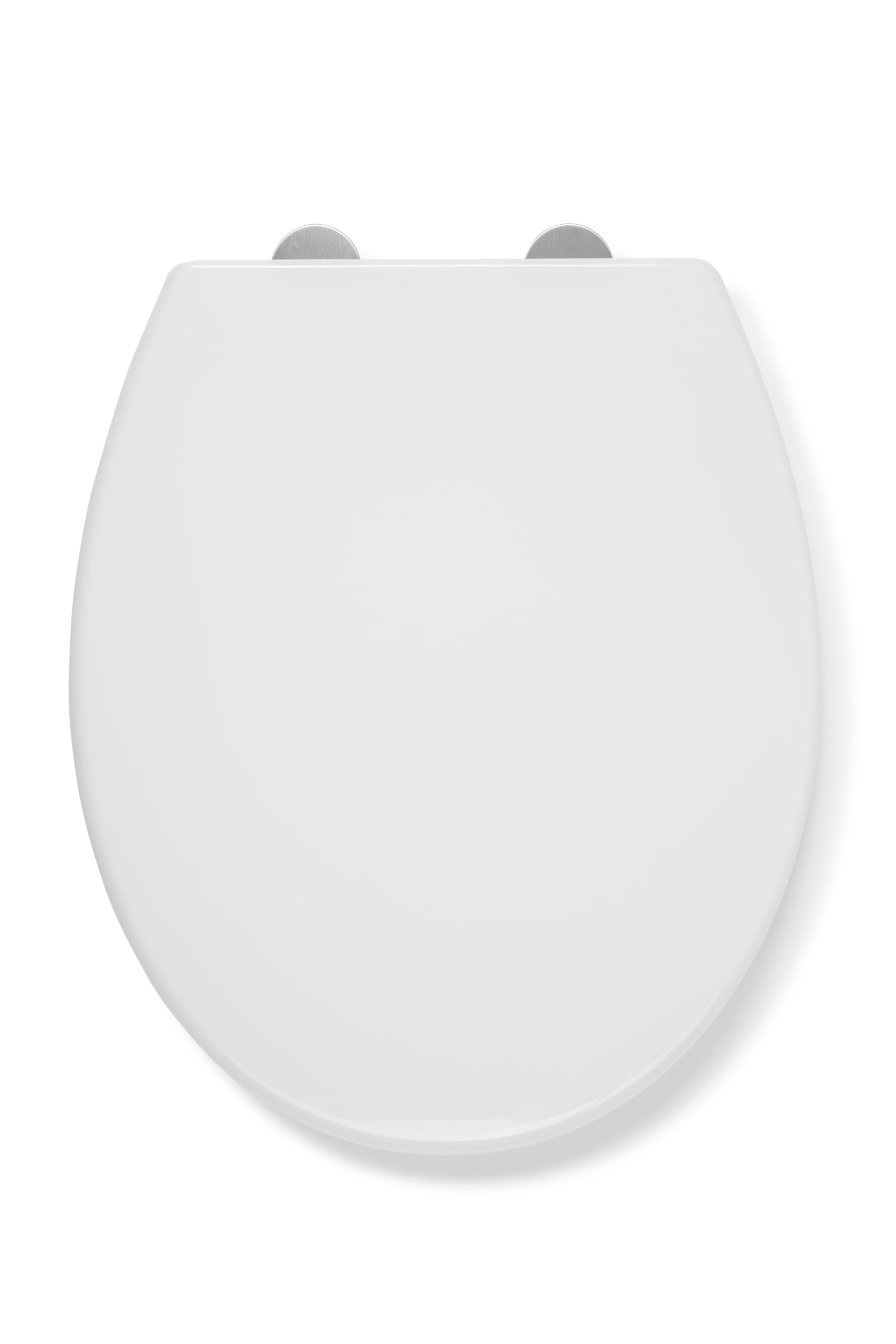 Croydex White Coniston Oval Recycled Polypropylene Standard Top Fix Soft Close Quick Release Anti-Bacterial Toilet Seat Wl910022h