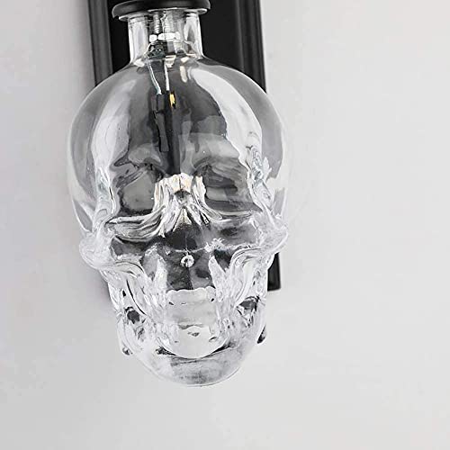 Lámpara de pared industrial de calavera para salón y bar 7