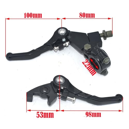 Juego de palanca de freno de aluminio mecanizado para motos Kayo 4