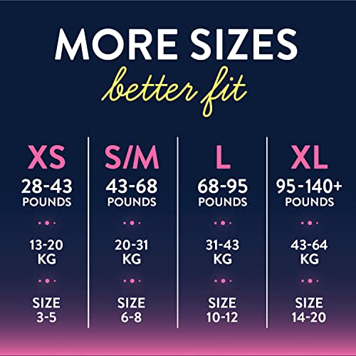 Goodnites Nighttime Bedwetting Underwear, Girls' S/M (43-68 Lb.), 14 Ct #TOP1