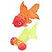 balacoo 2 Stück Gummi Goldfisch Kreative Künstlich Leuchtende Goldfisch Fischspielzeug Aquarium Aquarium Schwimmende Goldfisch Dekoration (2 Arten)