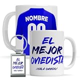 Taza personalizada Oviedo - Regalo Original para aficionados del Fútbol - Personaliza tu taza de desayuno - Taza de Desayuno café