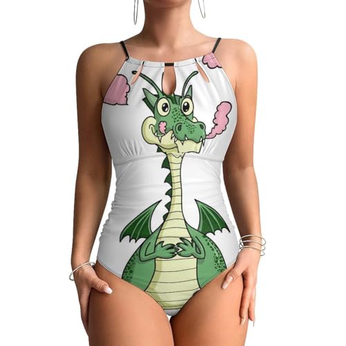 Beachwear monokini dragon en colère maillots de bain une pièce
