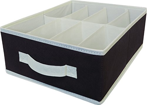 東洋ケース プラスワン クローゼット収納 仕切りボックス 8マスタイプ 引き出し 仕切り収納 PLO-KC8-BR